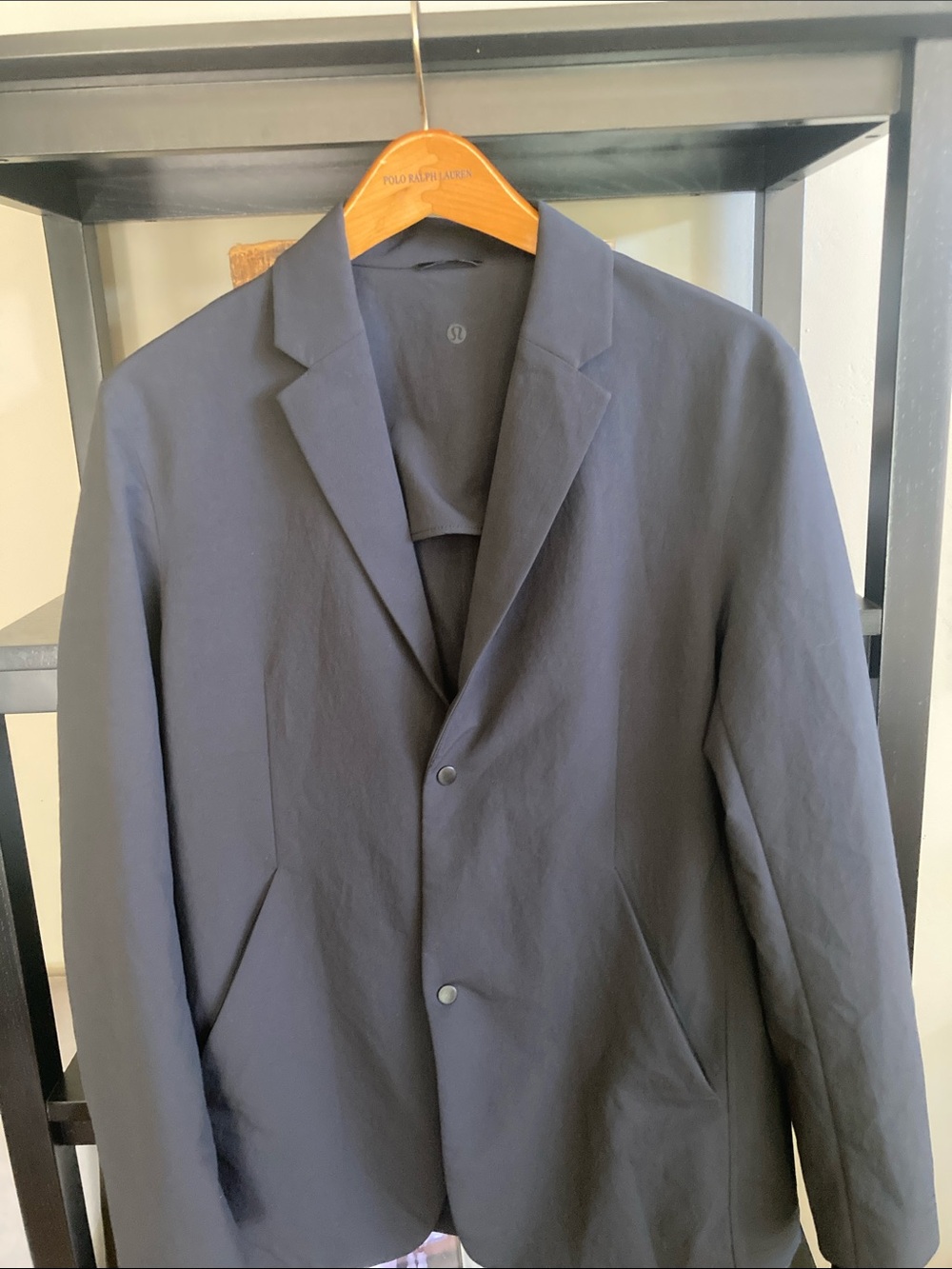 lululemon athletica New Venture Men's Black Unstructured Blazer